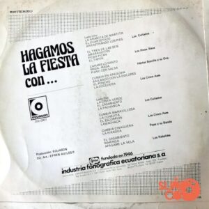 Disco de Vinilo Varios - Hagamos La Fiesta Con… Vinyl Record