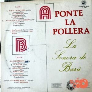 Disco de Vinilo La Sonora De Barú - Ponte La Pollera Vinyl Record