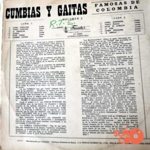 Disco de Vinilo Varios - Cumbias Y Gaitas Famosas De Colombia Vol. 11 Vinyl Record