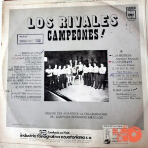 Disco de Vinilo Los Rivales - Los Rivales Vinyl Record