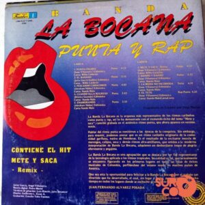 Disco de Vinilo Banda La Bocana - Punta Y Rap Vinyl Record