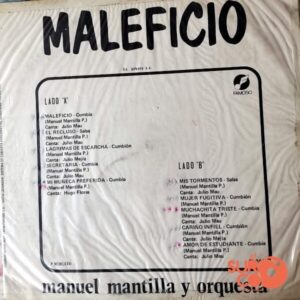 Disco de Vinilo Manuel Mantilla Y Su Orquesta - Maleficio Vinyl Record