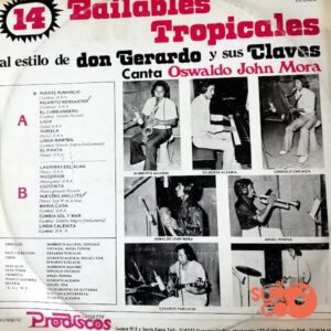 Disco de Vinilo Don Gerardo Y Sus Claves - 14 Bailables Tropicales Al Estilo De Vinyl Record