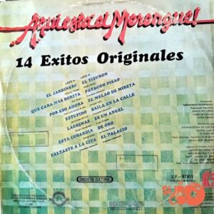 Disco de Vinilo Varios - Aquí Está El Merengue Vinyl Record