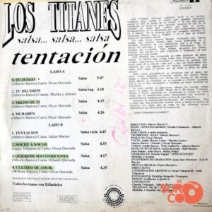 Disco de Vinilo Los Titanes - Tentación Vinyl Record