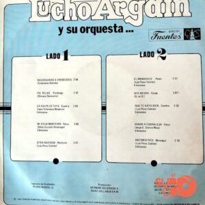 Disco de Vinilo Lucho Argaín - La Explosiva Vinyl Record