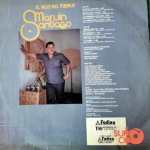 Disco de Vinilo Márvin Santiago - El Hijo Del Pueblo Vinyl Record