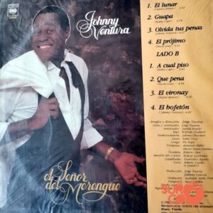 Disco de Vinilo Johnny Ventura - El Señor Del Merengue Vinyl Record