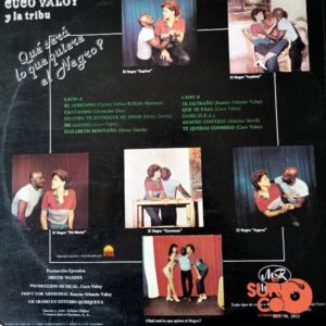 Disco de Vinilo Cuco Valoy Y La Tribu - Que Será Lo Que Quiere El Negro Vinyl Record