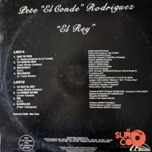 Disco de Vinilo Pete Rodríguez - El Rey Vinyl Record