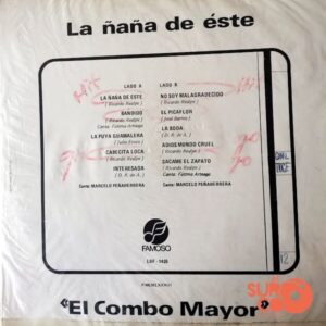 Disco de Vinilo El Combo Mayor - La Ñaña De Este Vinyl Record
