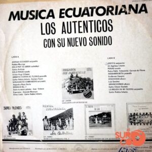 Disco de Vinilo Los Auténticos - Música Ecuatoriana Vol.7 Vinyl Record