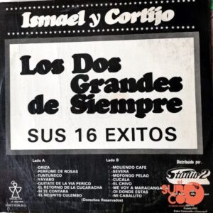 Disco de Vinilo Ismael Cortijo - Los Dos Grandes De Siempre Vinyl Record