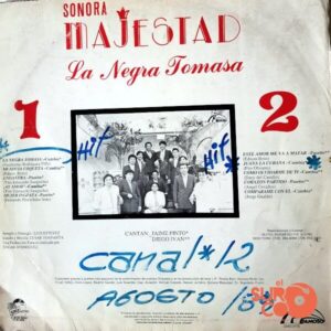 Disco de Vinilo Sonora Majestad - La Negra Tomasa Vinyl Record