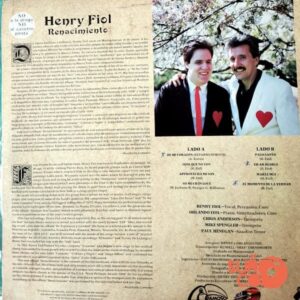 Disco de Vinilo Henry Fiol - Renacimiento Vinyl Record