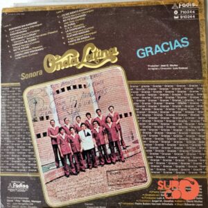 Disco de Vinilo Onda Latina - Gracias Vinyl Record