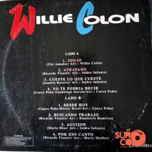 Disco de Vinilo Willie Colón - Hecho En Puerto Rico Vinyl Record