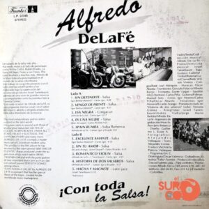 Disco de Vinilo Alfredo De La Fe   - Con Toda La Salsa! Vinyl Record