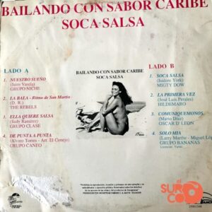 Disco de Vinilo Caribe Soca Salsa - Bailando Con Sabor Vinyl Record
