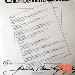 Disco de Vinilo Jaime Llano González - Colombia Tierra Querida Vinyl Record