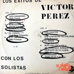 Disco de Vinilo Los Solistas - Los Éxitos De Victor Pérez Con Los Solistas Vinyl Record