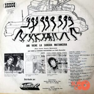 Disco de Vinilo La Sonora Matancera - Ahí Viene La Sonora Matancera Con Celio González Vinyl Record