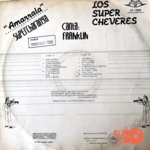 Disco de Vinilo Los Súper Chéveres - Amarrala Vinyl Record