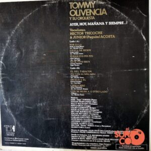 Disco de Vinilo Tommy Olivencia - Ayer, Hoy, Mañana Y Siempre Vinyl Record