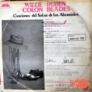 Disco de Vinilo Willie Colón - Canciones Del Solar De Los Aburridos Vinyl Record