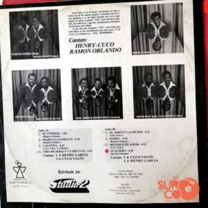 Disco de Vinilo Cuco Valoy   - Tiza Vinyl Record