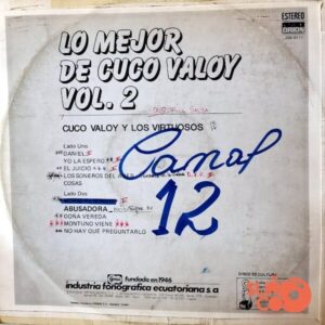Disco de Vinilo Cuco Valoy   - Lo Mejor De Cuco Valoy Y Los Virtuosos Vinyl Record