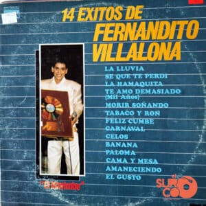 Disco de Vinilo Fernandito Villalona - 14 Éxitos De Fernandito Villalona Vinyl Record