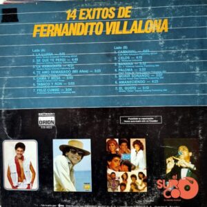 Disco de Vinilo Fernandito Villalona - 14 Éxitos De Fernandito Villalona Vinyl Record