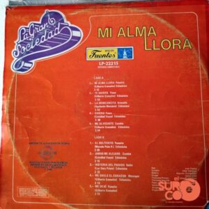 Disco de Vinilo La Gran Sociedad - Mi Alma Llora Vinyl Record