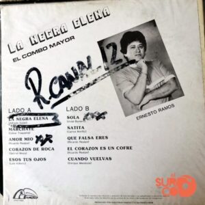 Disco de Vinilo El Combo Mayor - La Negra Elena Vinyl Record