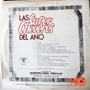 Disco de Vinilo Varios - Las Súper Chéveres Del Año Vinyl Record