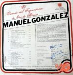 Disco de Vinilo Manuel González - El Ganador Del Tequendama De Oro De México Vinyl Record