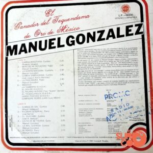 Disco de Vinilo Manuel González - El Ganador Del Tequendama De Oro De México Vinyl Record