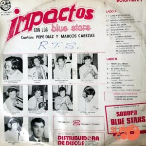 Disco de Vinilo Blue Stars - Impactos Con Los Blue Stars Vol.1 Vinyl Record