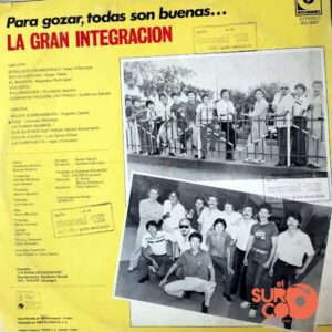 Disco de Vinilo La Gran Integración - Para Gozar Todas Son Buenas Vinyl Record
