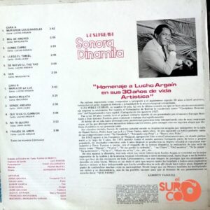 Disco de Vinilo La Sonora Dinamita - La Suprema Sonora Dinamita Con Lucho Argaín Vinyl Record