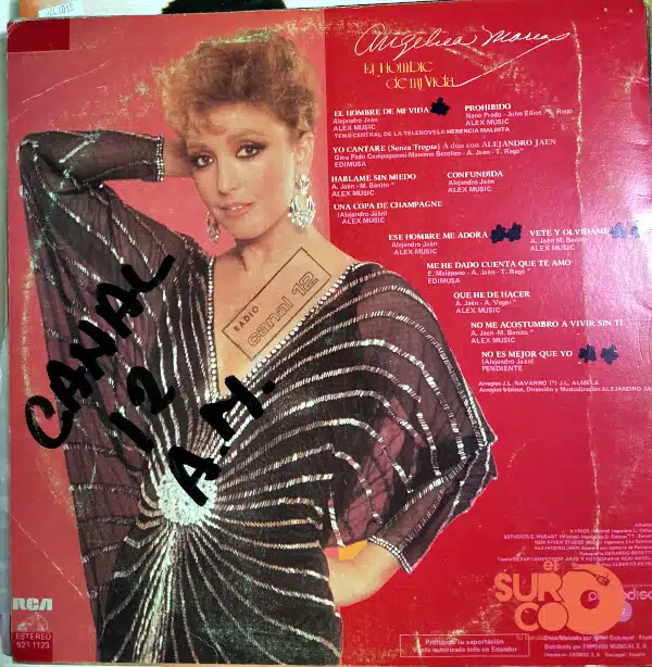 Disco de Vinilo Angélica María - El Hombre De Mi Vida Vinyl Record