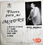 Disco de Vinilo Beto Méndez - Flores Para Mi Madre Vinyl Record