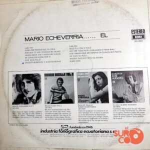 Disco de Vinilo Mario Echeverría - Él… Vinyl Record