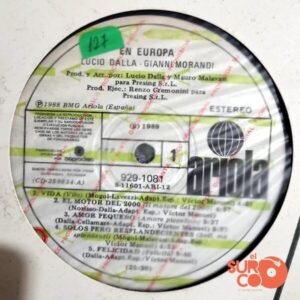 Disco de Vinilo Lucio Dalla - En Europa Vinyl Record