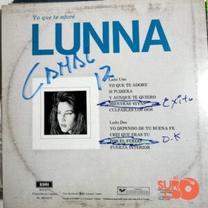 Disco de Vinilo Lunna - Yo Que Te Adoré Vinyl Record