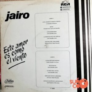 Disco de Vinilo Jairo - Este Amor Es Como El Viento Vinyl Record