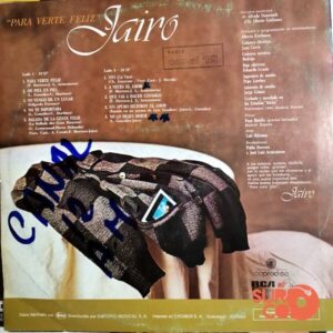 Disco de Vinilo Jairo - Para Verte Feliz Vinyl Record