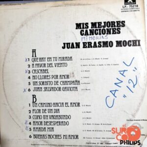 Disco de Vinilo Juan Erasmo Mochi - Mis Mejores Canciones Vinyl Record
