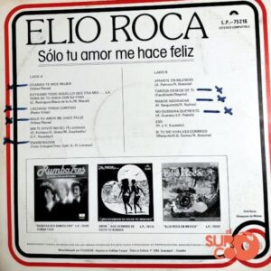 Disco de Vinilo Elio Roca - Solo Tu Amor Me Hace Feliz Vinyl Record